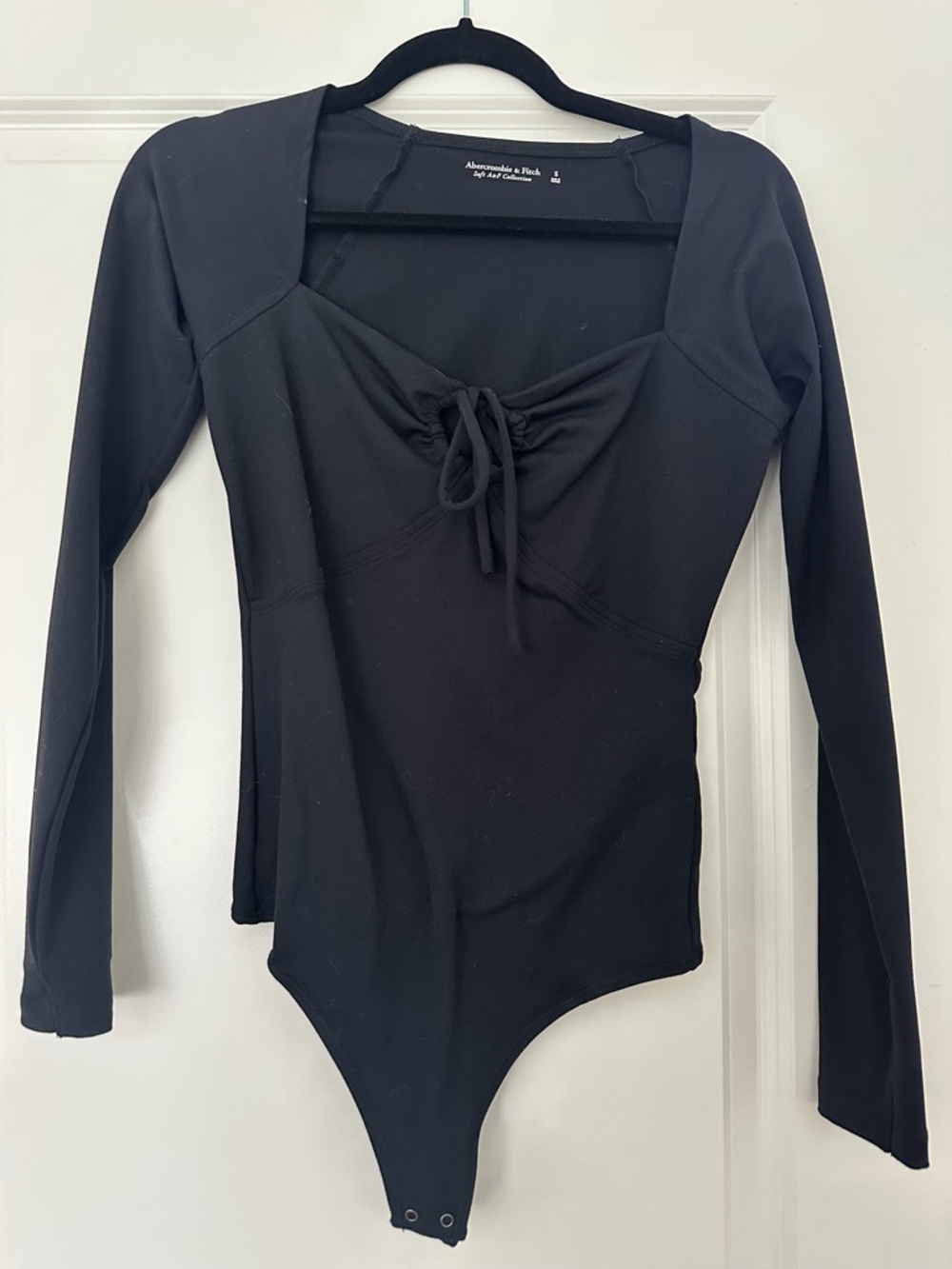 Abercrombie & Fitch Black Soft A&F Collection Scoop Neck Top